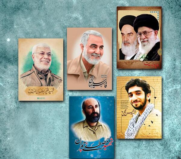 عکس حاج قاسم سلیمانی با ابومهدی المهندس