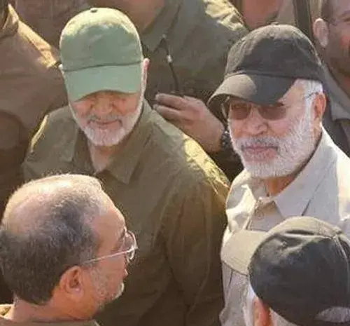 عکس حاج قاسم سلیمانی با ابومهدی المهندس
