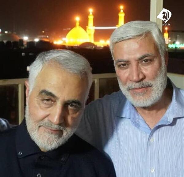 عکس زیبای حاج قاسم سلیمانی و ابومهدی المهندس