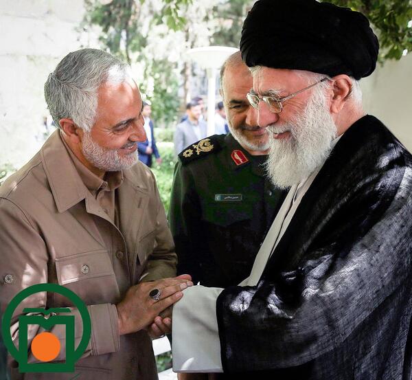 عکس از حاج قاسم سلیمانی در جنگ