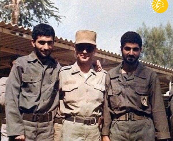 عکس از حاج قاسم سلیمانی در جنگ