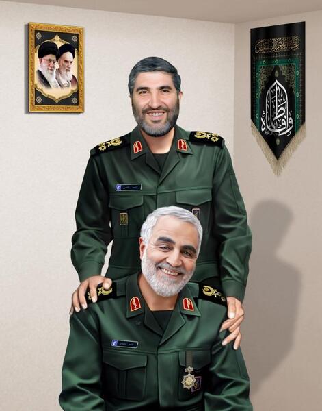 عکس با کیفیت شهید حاج احمد کاظمی