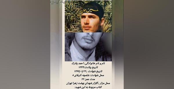 عکس مادر شهید احمد پلارک