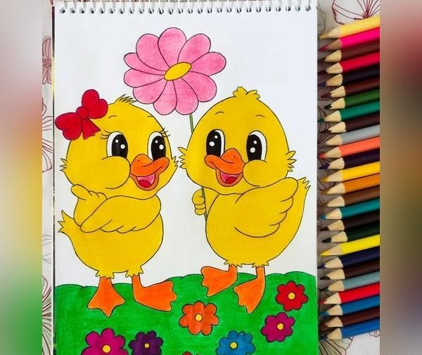 عکس نقاشی دخترانه پسرانه
