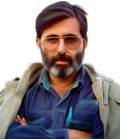عکس شهید آوینی با کیفیت