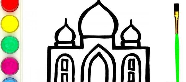 عکس نقاشی گام به گام دخترانه