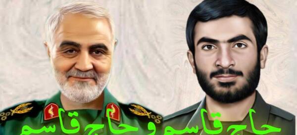 عکس شهید باکری و سردار سلیمانی