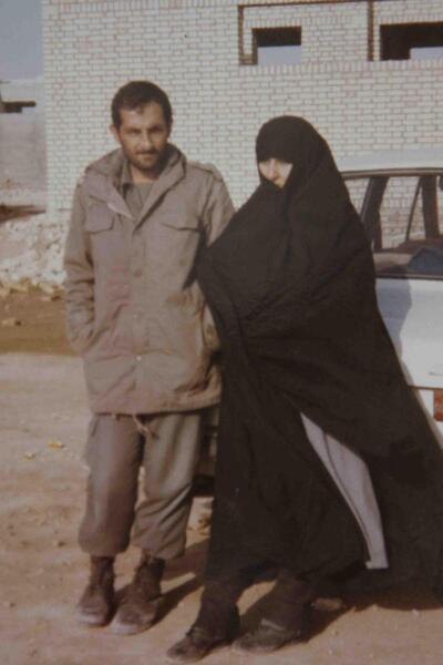 عکس شهید باکری و همسرش