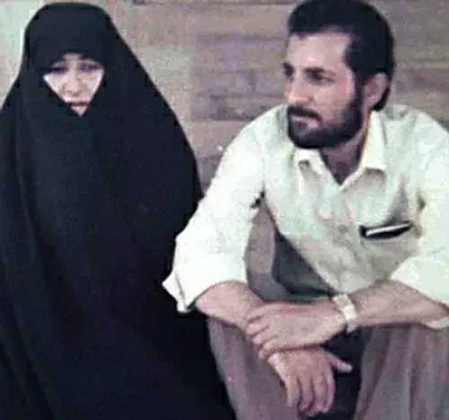 عکس شهید باکری و همسرش