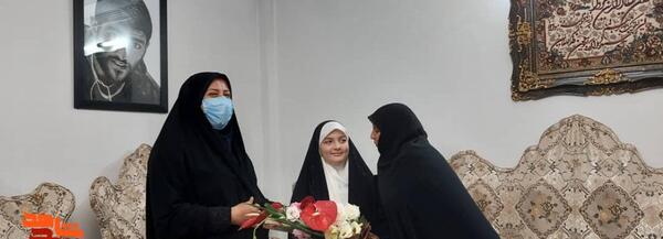 عکس همسر شهید بیضایی