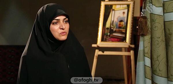 عکس همسر شهید بیضایی