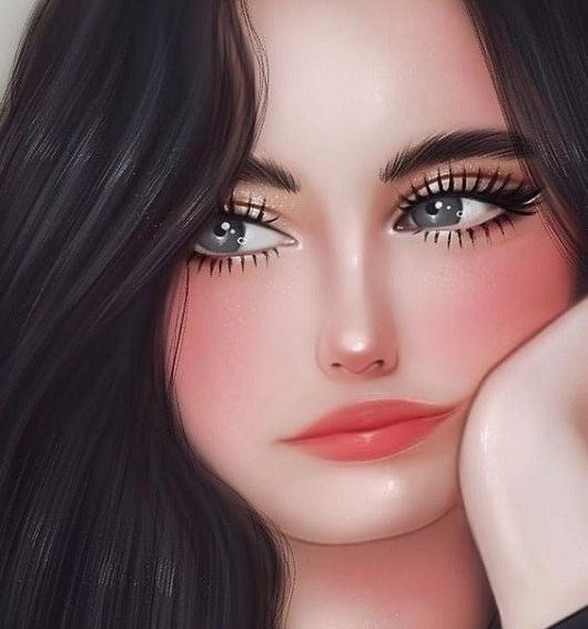 عکس دختر عکس نقاشی دخترانه