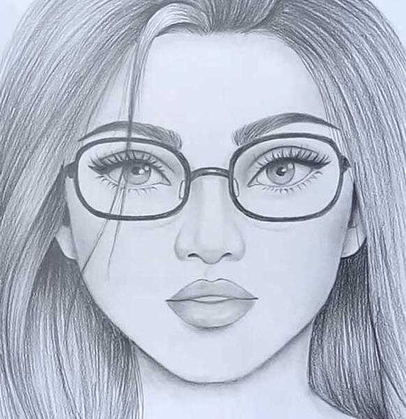 عکس دختر عکس نقاشی دخترانه