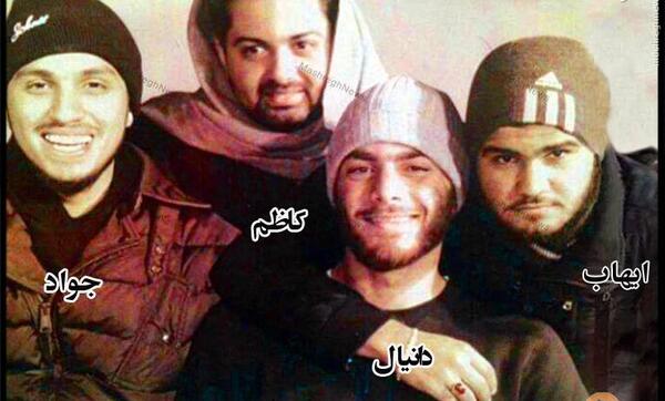 عکس شهید جهاد مغنیه با سردار سلیمانی