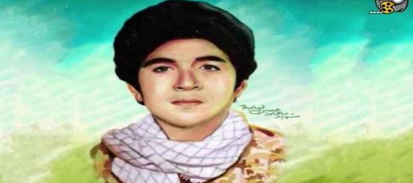 عکس شهید حسین فهمیده نقاشی