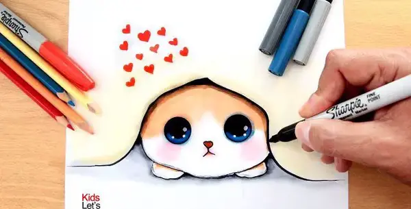 نقاشی دخترانه بامزه عکس نودی