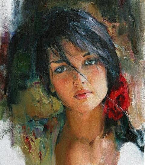 عکس نقاشی دخترانه با آبرنگ