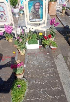 عکس مزار شهید حسین خرازی