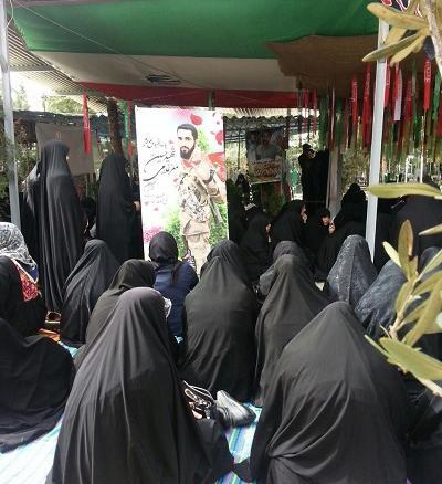 عکس مزار شهید حسین معز غلامی
