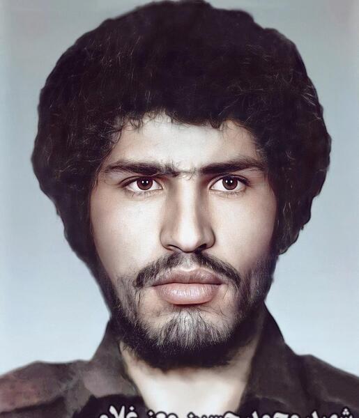 عکس مزار شهید حسین معز غلامی