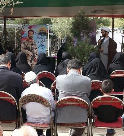 عکس مزار شهید حسین معز غلامی