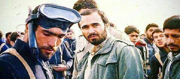 عکس شهید خرازی با سردار سلیمانی