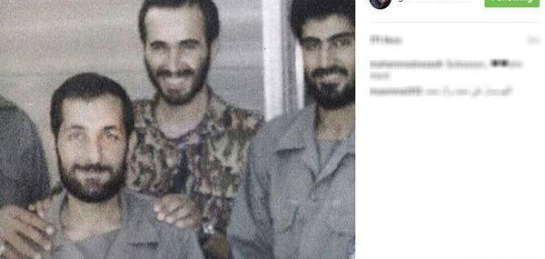 عکس شهید خرازی با سردار سلیمانی
