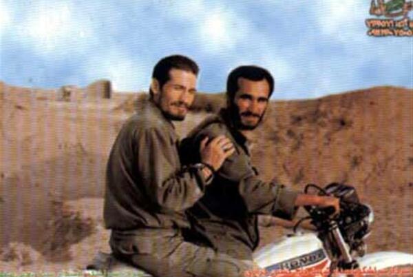 عکس شهید خرازی با سردار سلیمانی