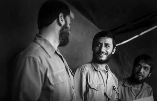 عکس شهید خرازی با سردار سلیمانی