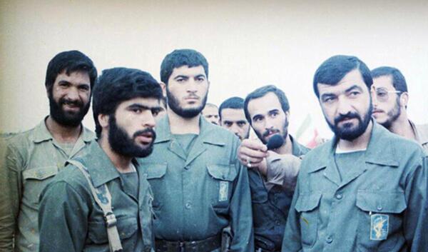 عکس شهید خرازی با سردار سلیمانی