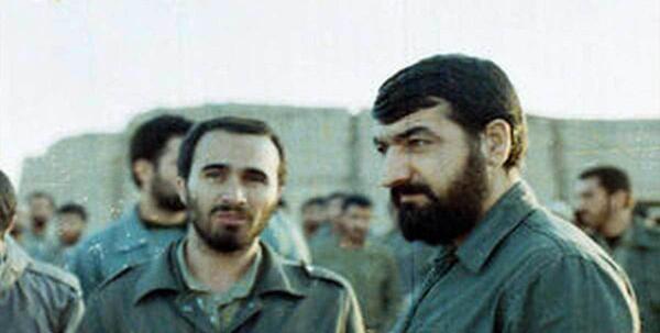 عکس شهید خرازی با سردار سلیمانی