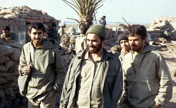 عکس شهید خرازی با کلاه