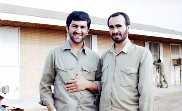 عکس شهید خرازی با کلاه