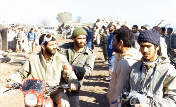 عکس شهید خرازی با کلاه