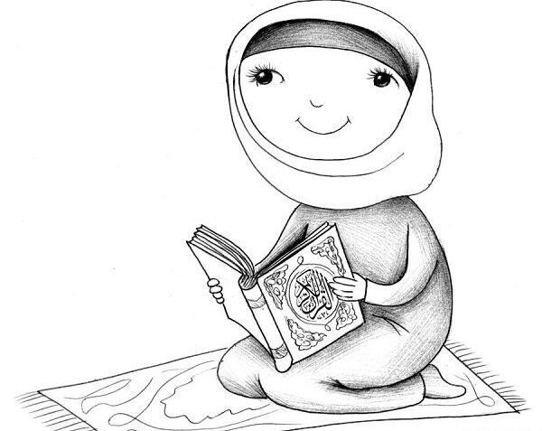 عکس نقاشی پیام قرآنی کلاس پنجم