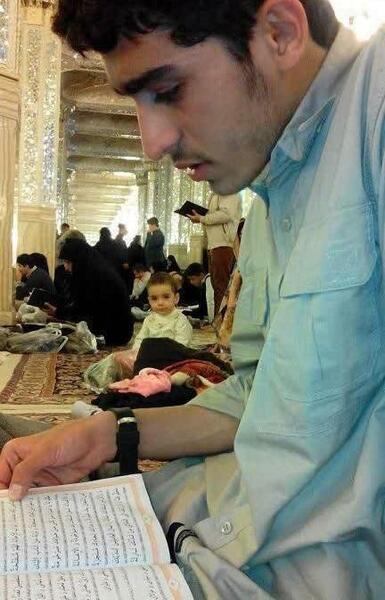عکس شهید عباس دانشگر و همسرش