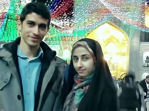 عکس شهید عباس دانشگر و همسرش