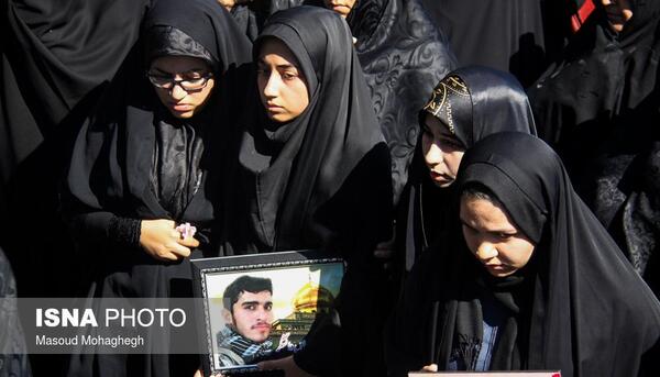 عکس همسر شهید دانشگر