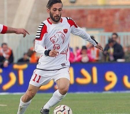 عکس پیام صادقیان بازیکن تیم پرسپولیس