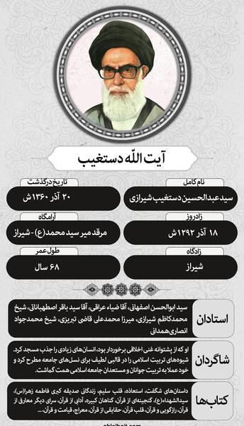 عکس شهید دستغیب شیراز