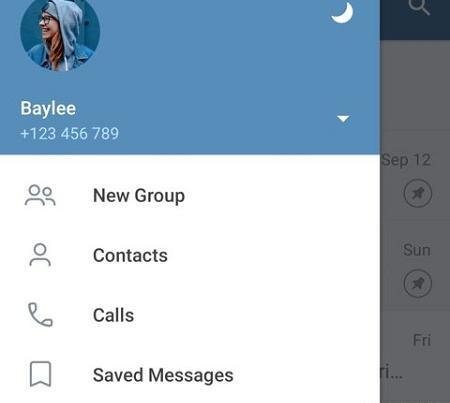 saved messages عکس پیام های ذخیره شده تلگرام