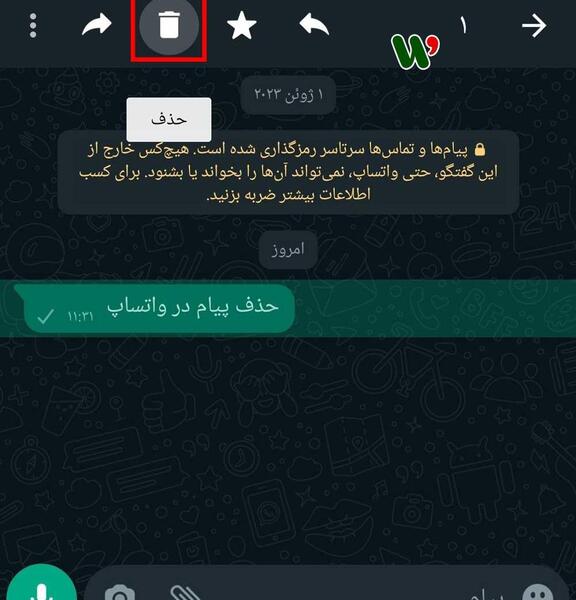 عکس پیام های واتساپ
