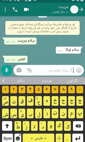 عکس پیام دادن مرینت و آدرین