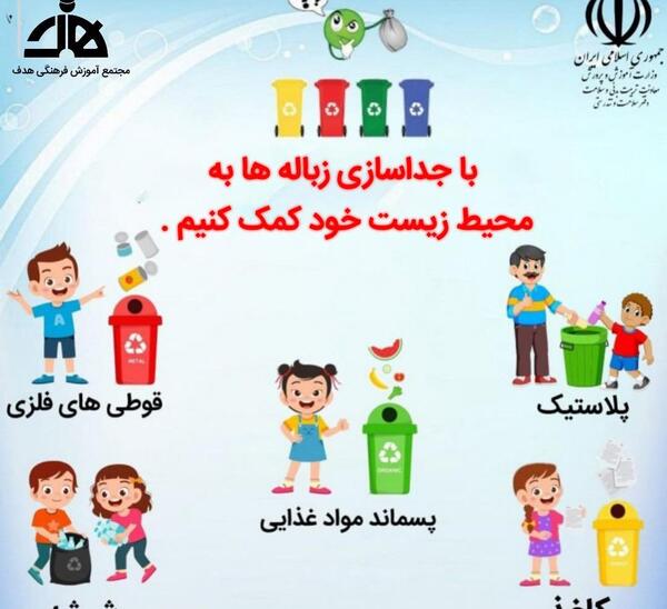 عکس پیام بهداشتی مدارس
