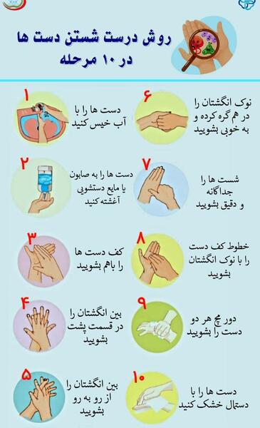 عکس پیام بهداشتی مدارس