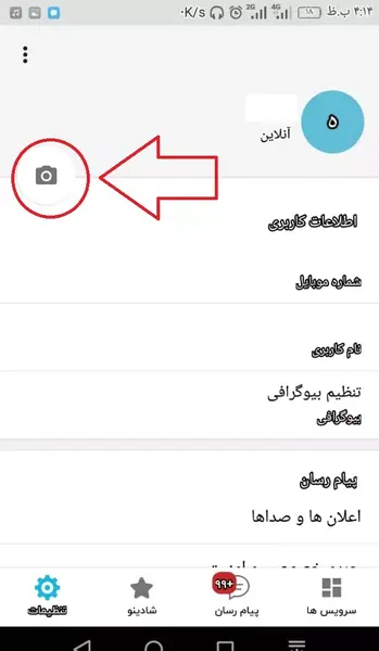عکس پروفایل پیام رسان شاد