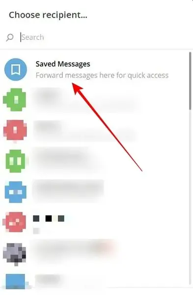 saved messages عکس پروفایل پیام های ذخیره شده