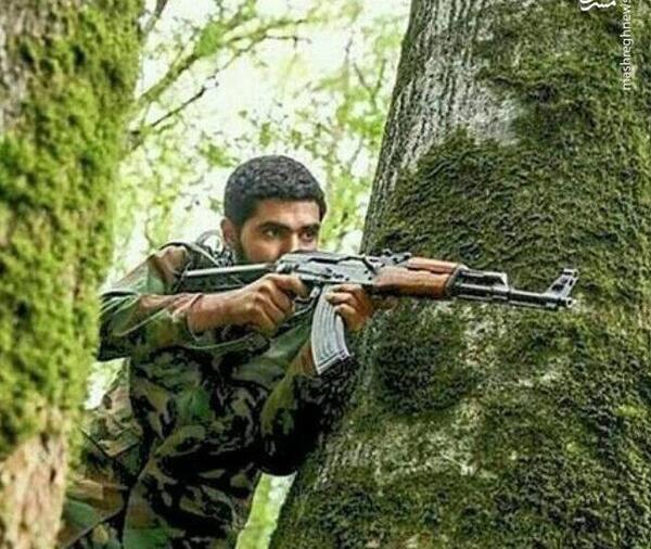 عکس شهید دهقان مدافع حرم