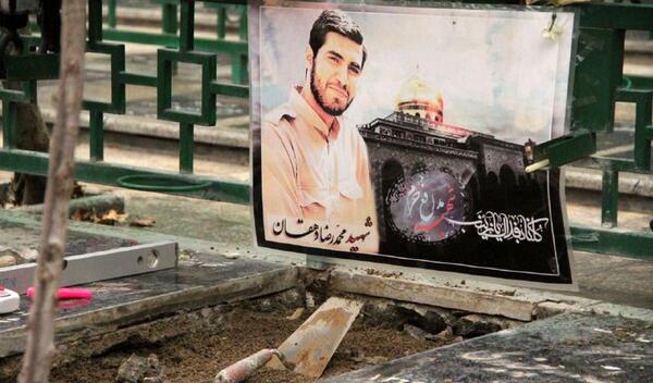 عکس شهید دهقان مدافع حرم