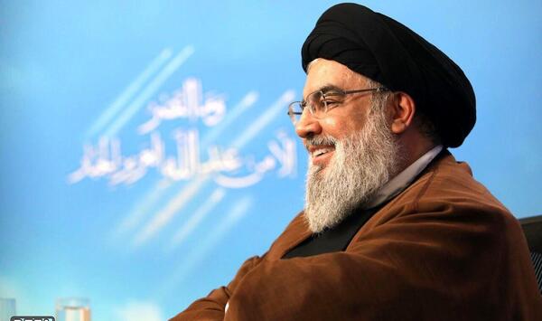 عکس و پیام تسلیت سید حسن نصرالله